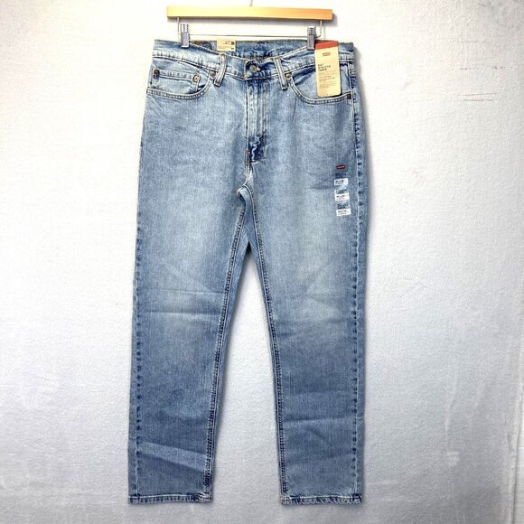 Levi's 541 Athletic Taper Jeans Mens 34x32 Light Wash Stretch Denim Eco Ease - Picture 1 of 16